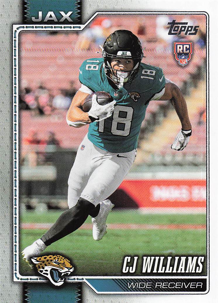 2026 Topps Flagship Football C.J. Williams #394 RC