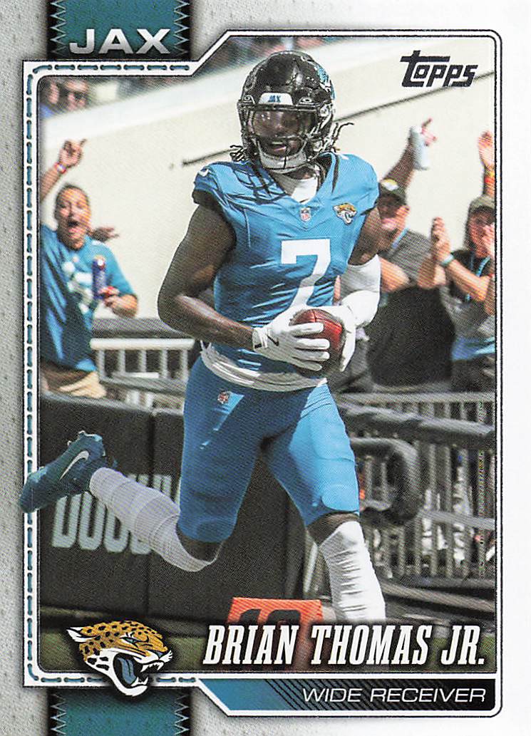 2026 Topps Flagship Football Brian Thomas Jr. #92