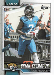 2026 Topps Flagship Football Brian Thomas Jr. #92