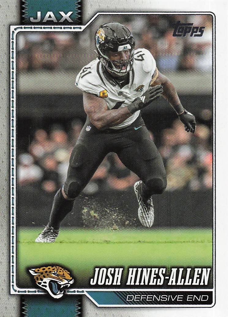 2026 Topps Flagship Football Josh Hines-Allen #95