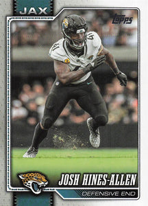 2026 Topps Flagship Football Josh Hines-Allen #95