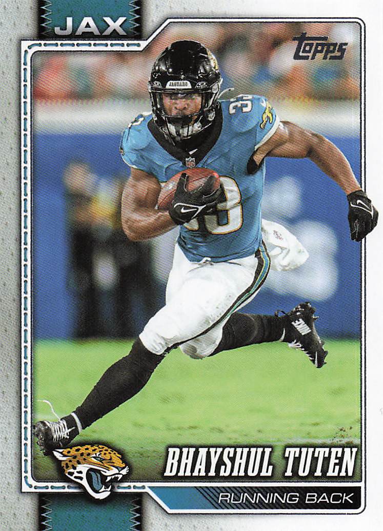 2026 Topps Flagship Football Bhayshul Tuten #91
