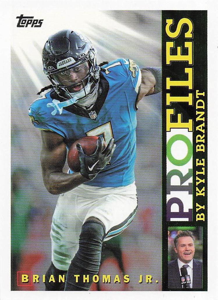 2026 Topps Flagship Football Topps Profiles Brian Thomas Jr. #TP-2