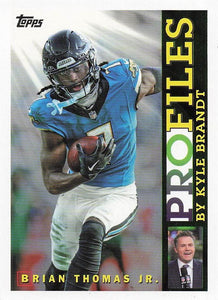2026 Topps Flagship Football Topps Profiles Brian Thomas Jr. #TP-2