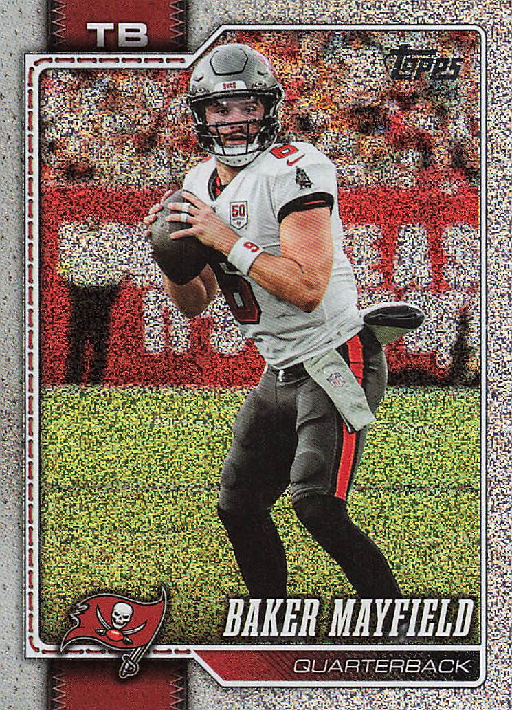 2026 Topps Flagship Football Sandglitter Baker Mayfield #190