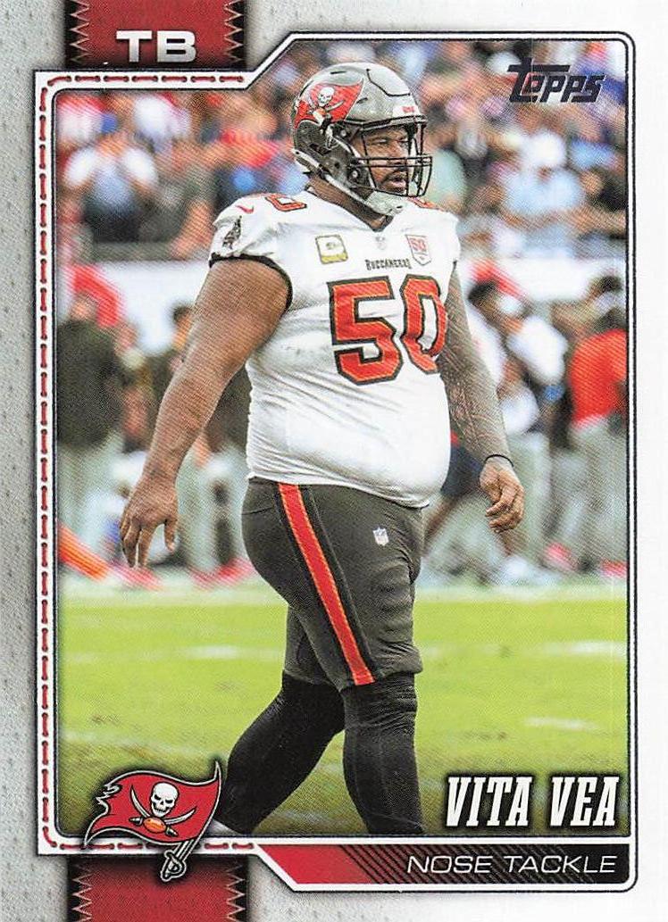 2026 Topps Flagship Football Vita Vea #191