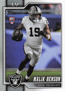 2026 Topps Flagship Football Malik Benson #390 RC