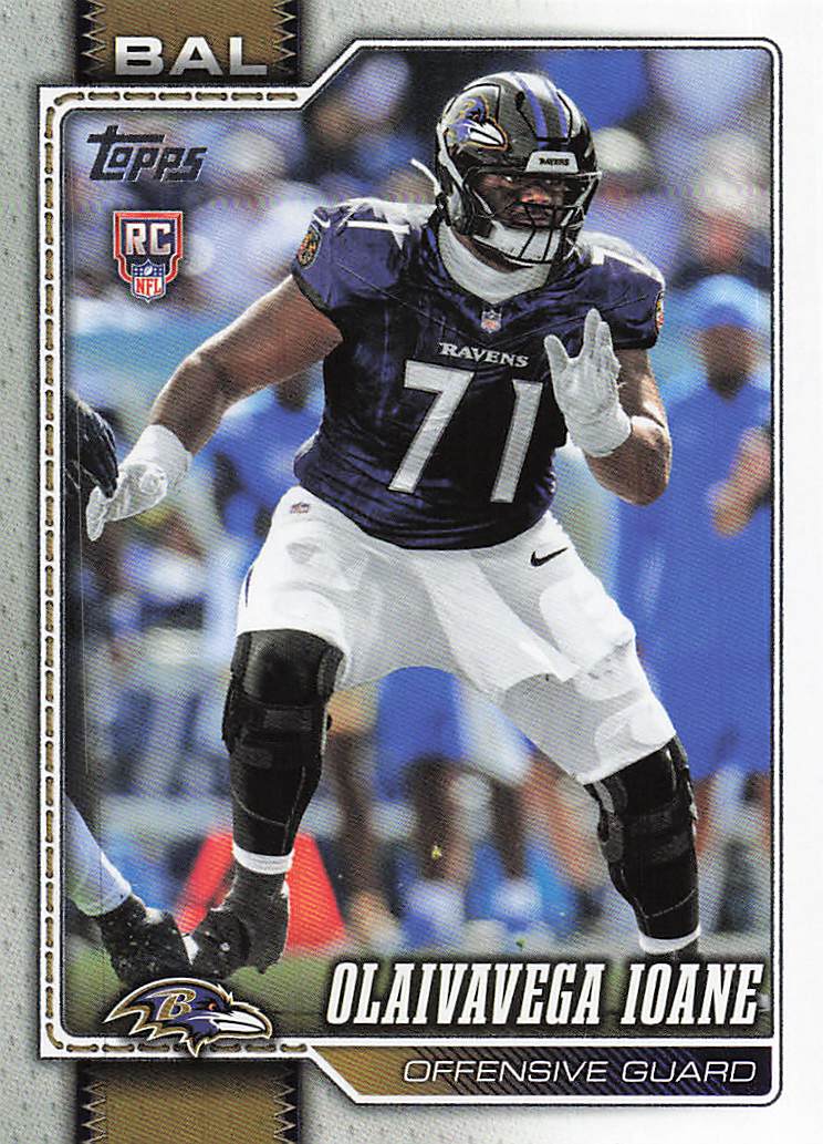 2026 Topps Flagship Football Olaivavega Ioane #362 RC