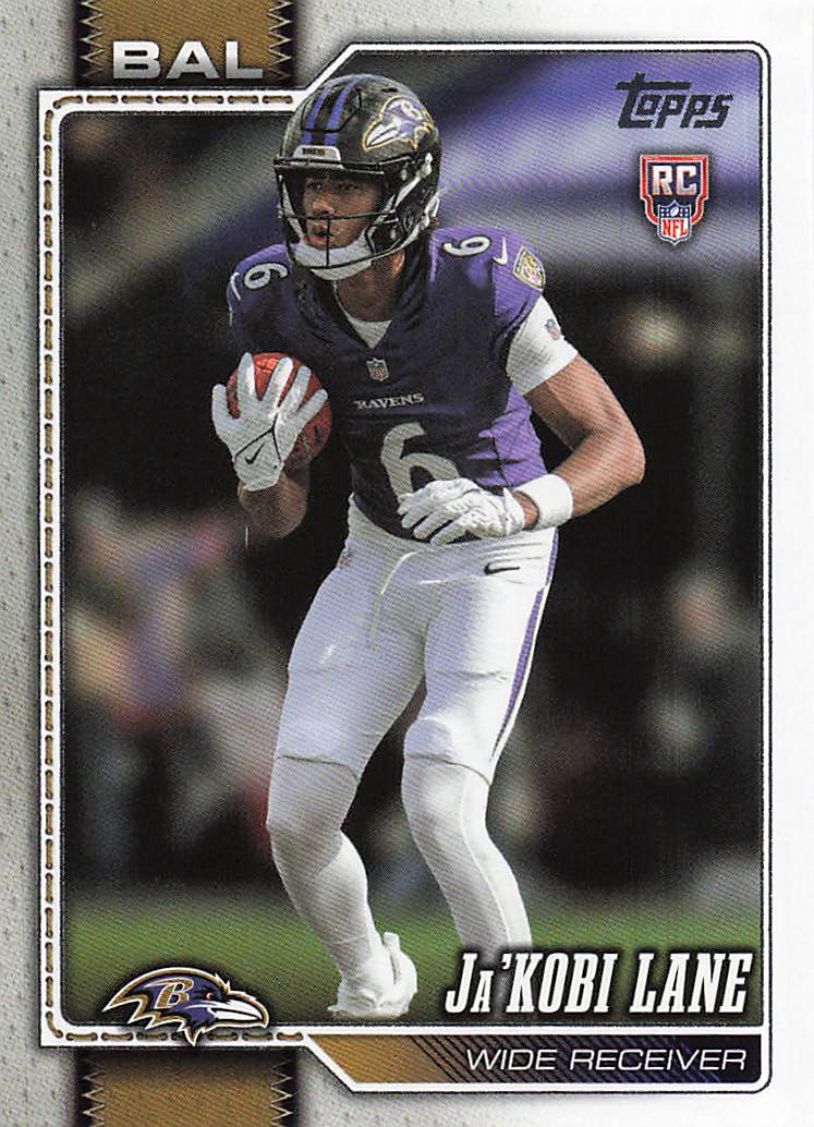 2026 Topps Flagship Football Ja’Kobi Lane #331 RC