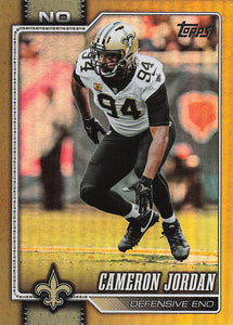 2026 Topps Flagship Football Gold Rainbow Foil 47/50 Cameron Jordan #148
