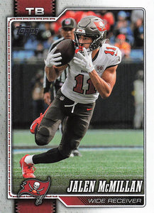 2026 Topps Flagship Football Jalen McMillan #187
