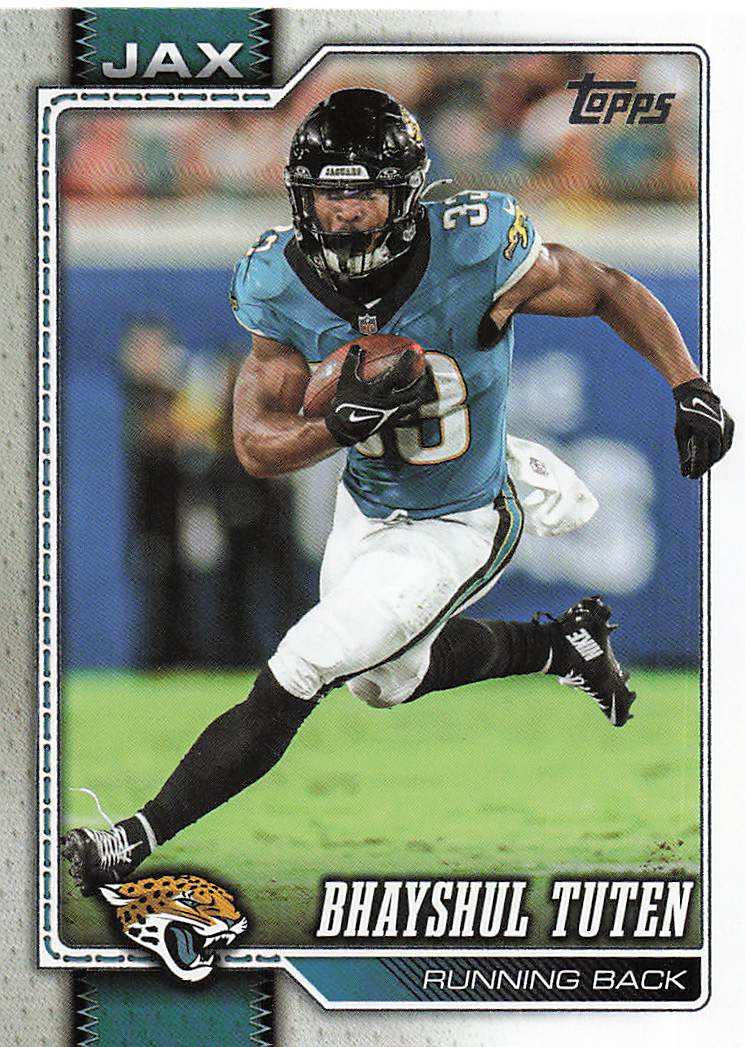 2026 Topps Flagship Football Bhayshul Tuten #91