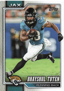2026 Topps Flagship Football Bhayshul Tuten #91