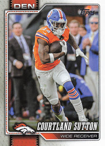 2026 Topps Flagship Football Courtland Sutton #62
