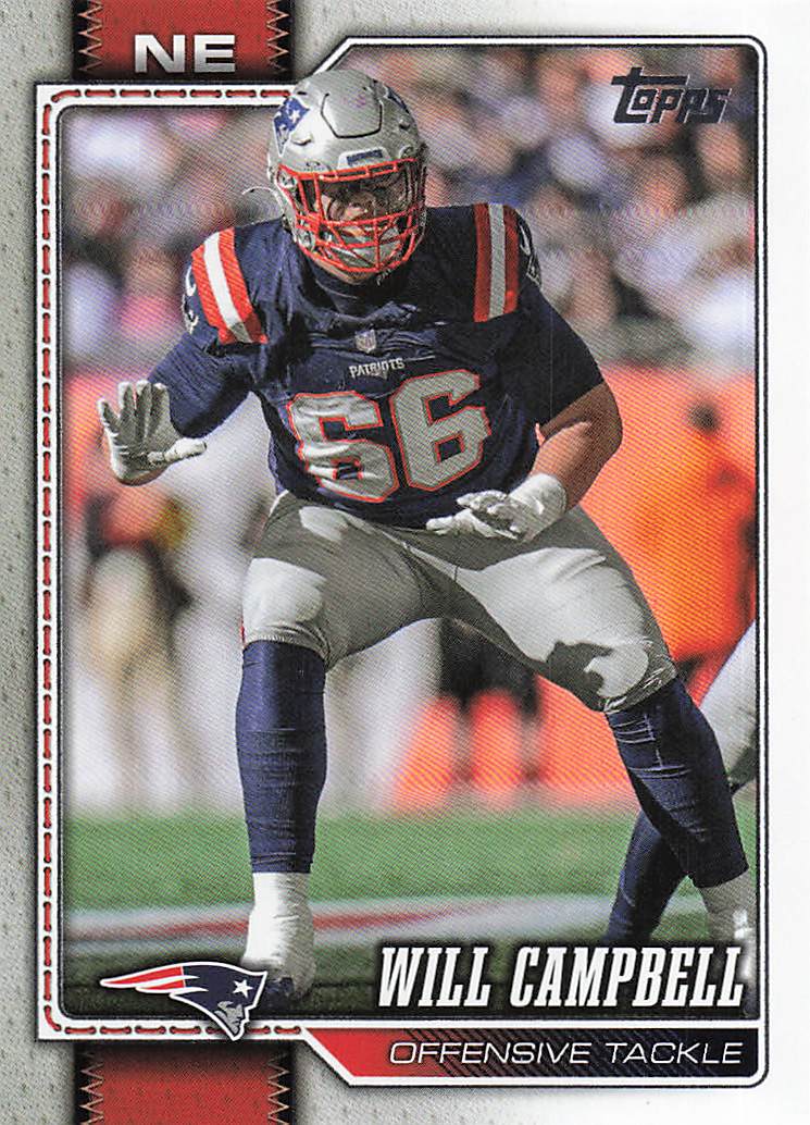 2026 Topps Flagship Football Will Campbell #137
