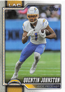 2026 Topps Flagship Football Quentin Johnston #111