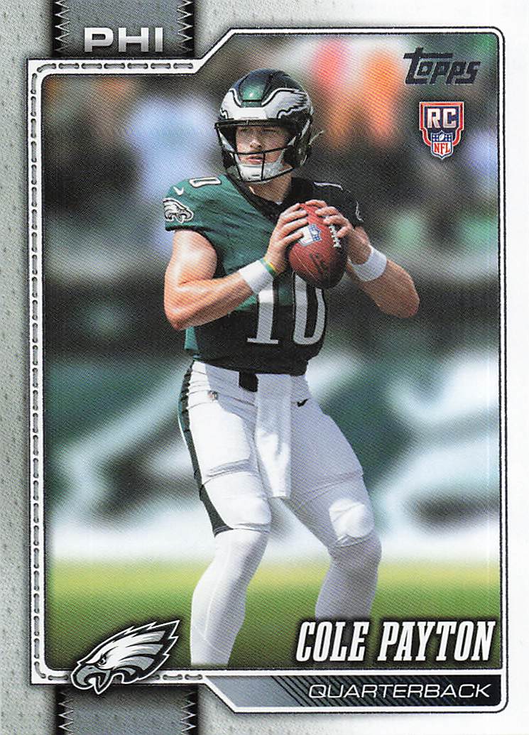 2026 Topps Flagship Football Cole Payton #307 RC