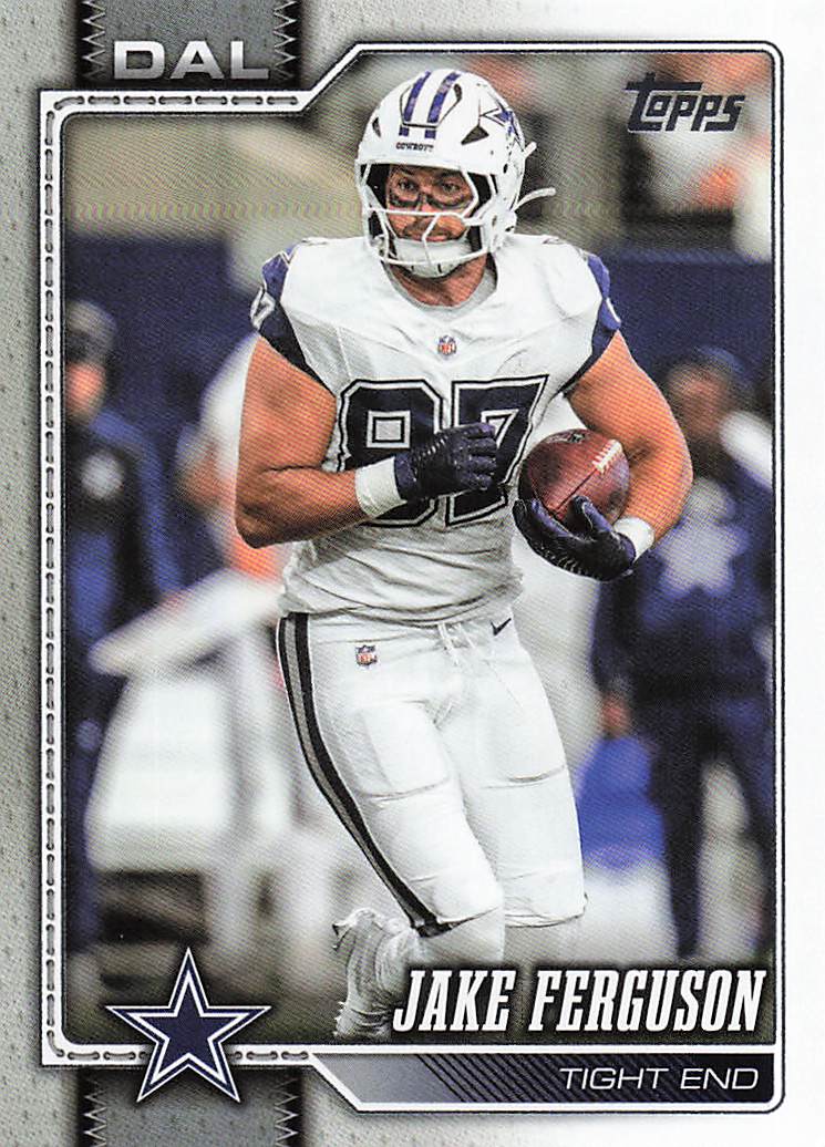 2026 Topps Flagship Football Jake Ferguson #55