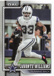 2026 Topps Flagship Football Javonte Williams #51