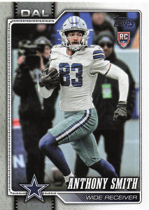 2026 Topps Flagship Football Anthony Smith #396 RC