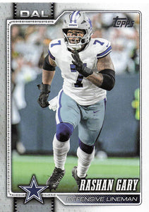 2026 Topps Flagship Football Rashan Gary #224
