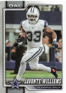 2026 Topps Flagship Football Javonte Williams #51