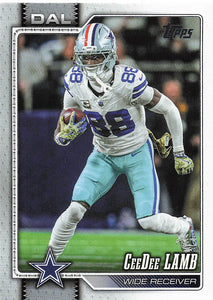 2026 Topps Flagship Football CeeDee Lamb #54