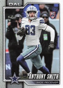 2026 Topps Flagship Football Anthony Smith #396 RC