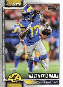 2026 Topps Flagship Football Davante Adams #117