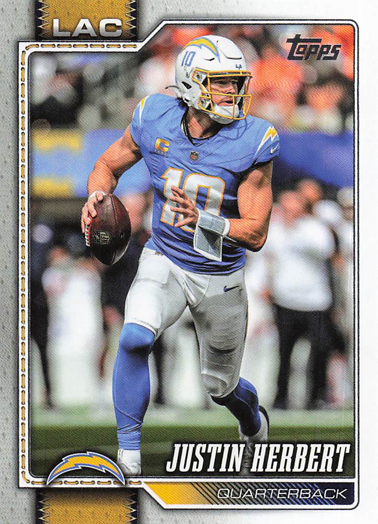 2026 Topps Flagship Football Justin Herbert #110