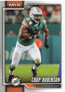 2026 Topps Flagship Football Chop Robinson #128