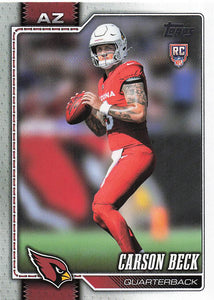 2026 Topps Flagship Football Carson Beck #305 RC
