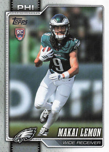 2026 Topps Flagship Football Makai Lemon #319 RC