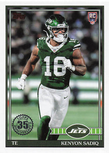 2026 Topps Flagship Football 1991 Topps Football Rookies Kenyon Sadiq #91TR-38