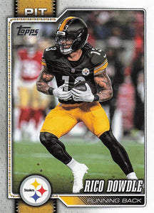 2026 Topps Flagship Football Rico Dowdle #30