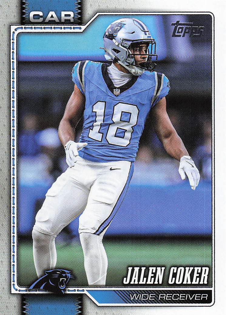 2026 Topps Flagship Football Jalen Coker #210