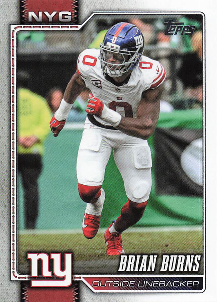 2026 Topps Flagship Football Brian Burns #154