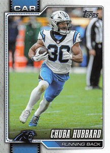 2026 Topps Flagship Football Chuba Hubbard #28