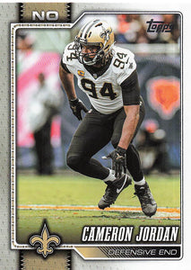 2026 Topps Flagship Football Cameron Jordan #148