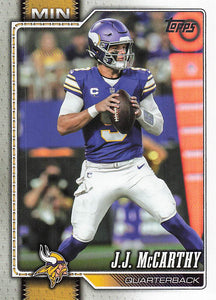 2026 Topps Flagship Football J.J. McCarthy #134