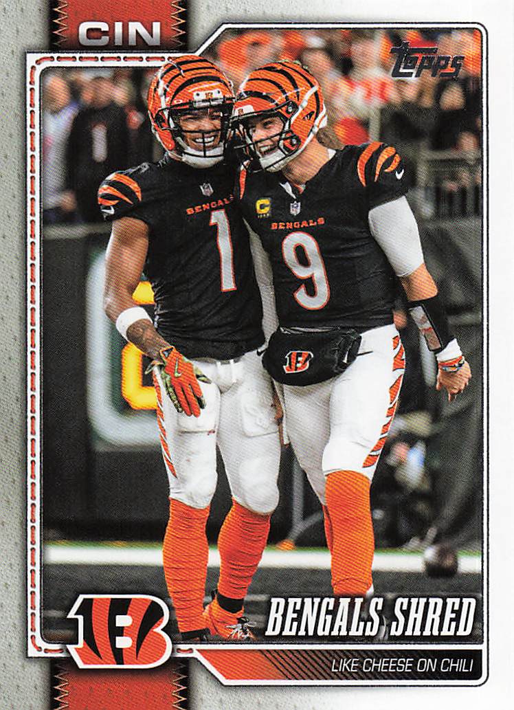 2026 Topps Flagship Football Bengals Shred #293