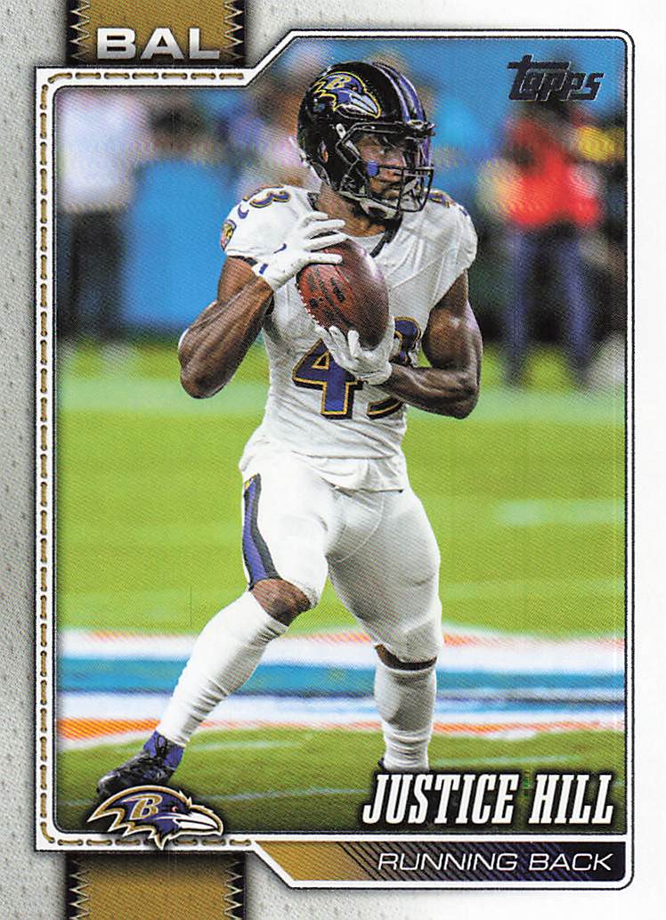 2026 Topps Flagship Football Justice Hill #18