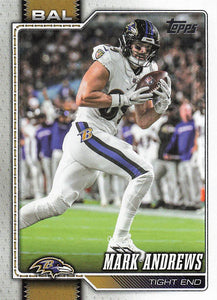 2026 Topps Flagship Football Mark Andrews #15