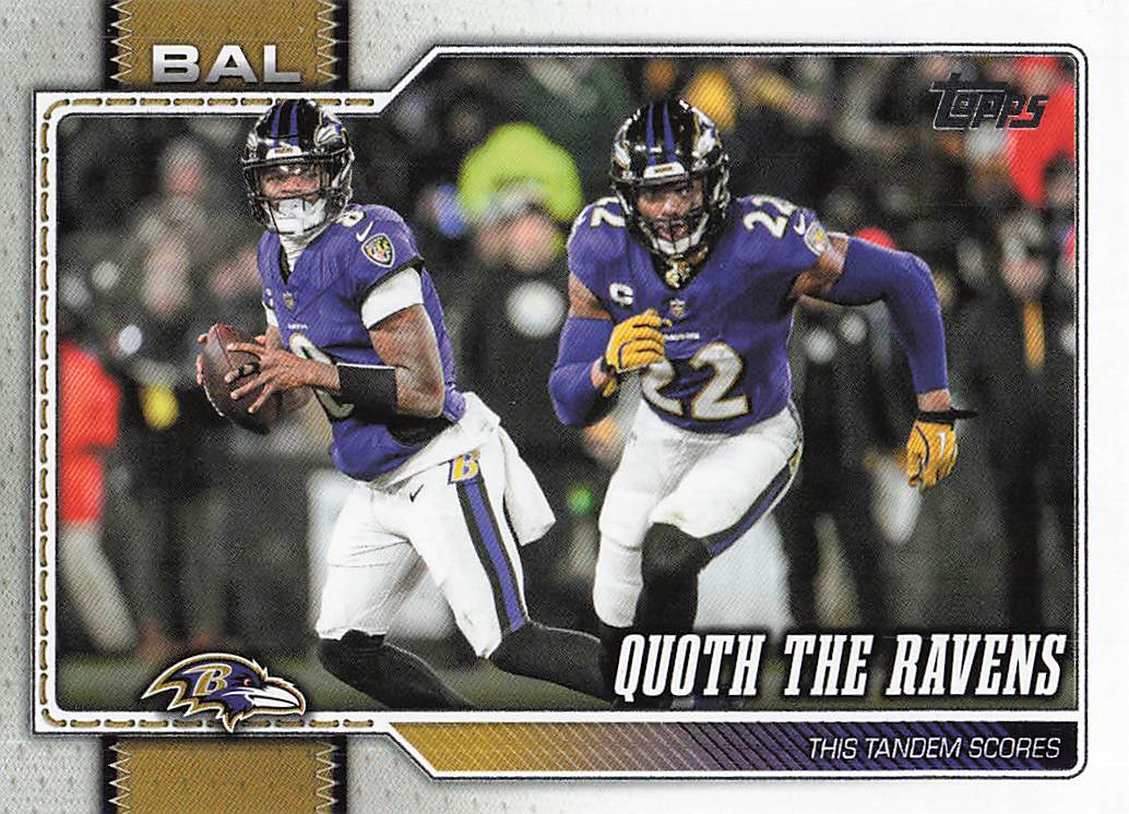 2026 Topps Flagship Football Quoth The Ravens #300
