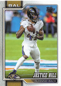 2026 Topps Flagship Football Justice Hill #18