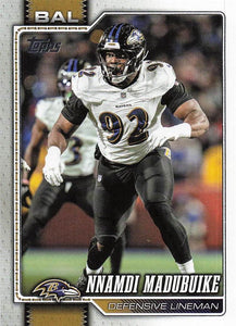 2026 Topps Flagship Football Nnamdi Madubuike #205