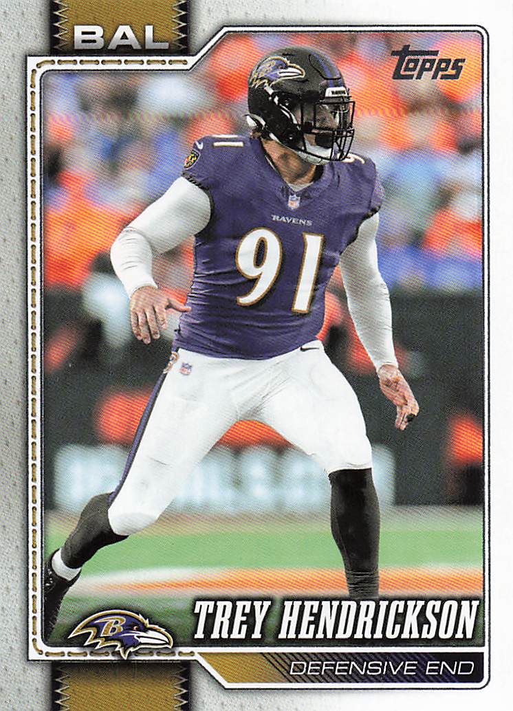 2026 Topps Flagship Football Trey Hendrickson #39