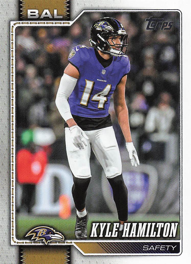 2026 Topps Flagship Football Kyle Hamilton #19