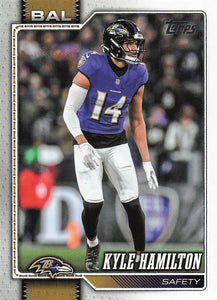 2026 Topps Flagship Football Kyle Hamilton #19