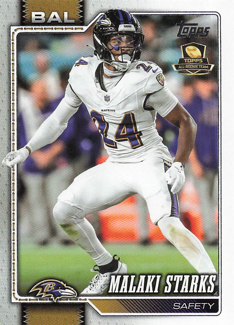 2026 Topps Flagship Football Malaki Starks #207